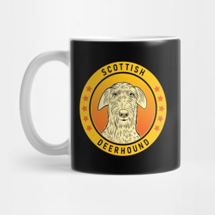 Scottish Deerhound Dog Portrait Mug